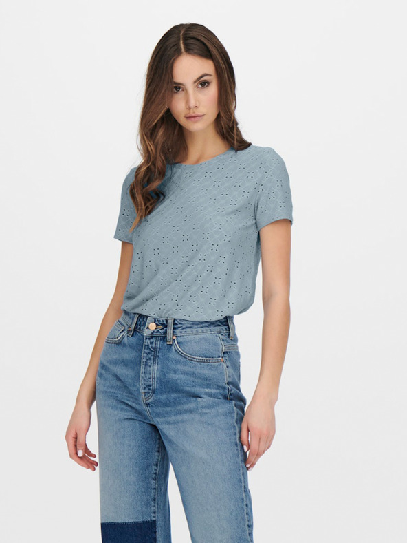 Jacqueline de Yong Světle modré dámské tričko JDY