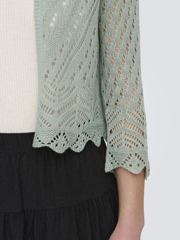 Jacqueline de Yong Zelený dámský kardigan JDY