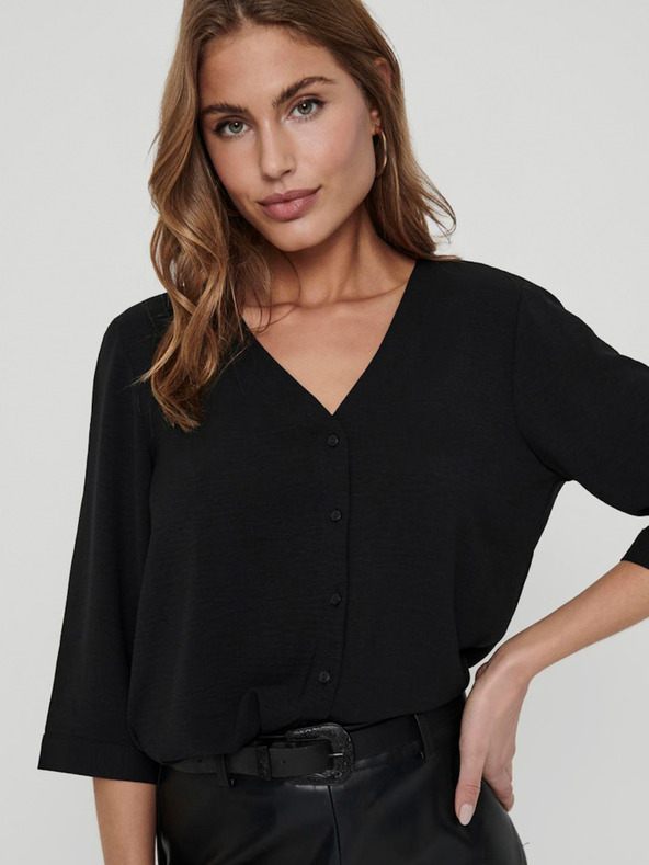 Jacqueline de Yong Černá dámská halenka JDY Lion