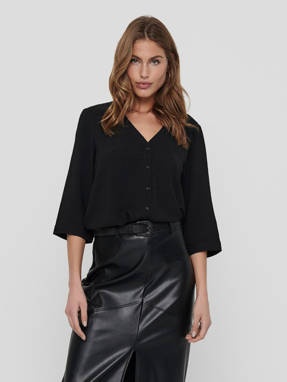 Jacqueline de Yong Černá dámská halenka JDY Lion