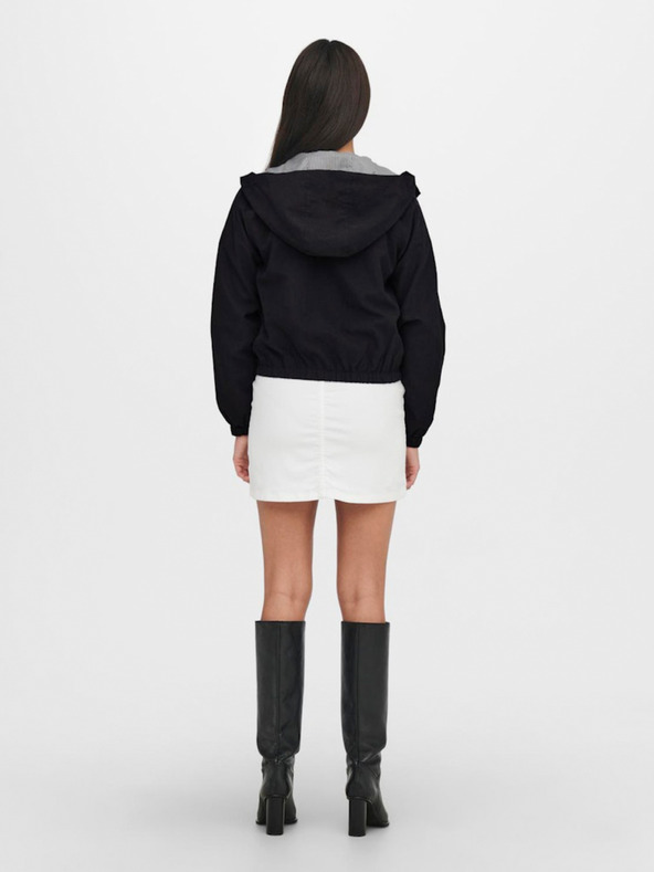 Jacqueline de Yong Černá dámská bunda JDY Hazen