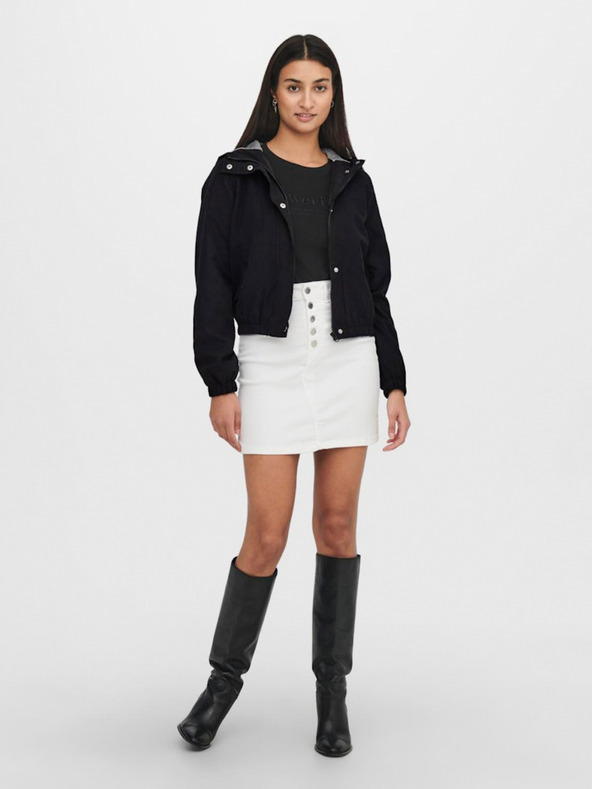 Jacqueline de Yong Černá dámská bunda JDY Hazen