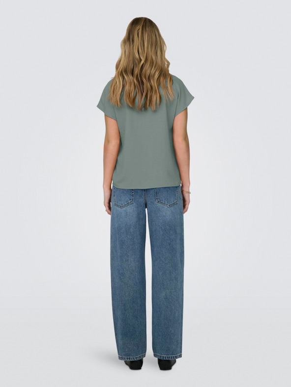 Jacqueline de Yong Zelená dámská halenka JDY Lion