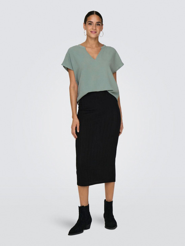 Jacqueline de Yong Zelená dámská halenka JDY Lion