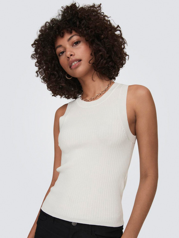 Jacqueline de Yong Bílý dámský top JDY