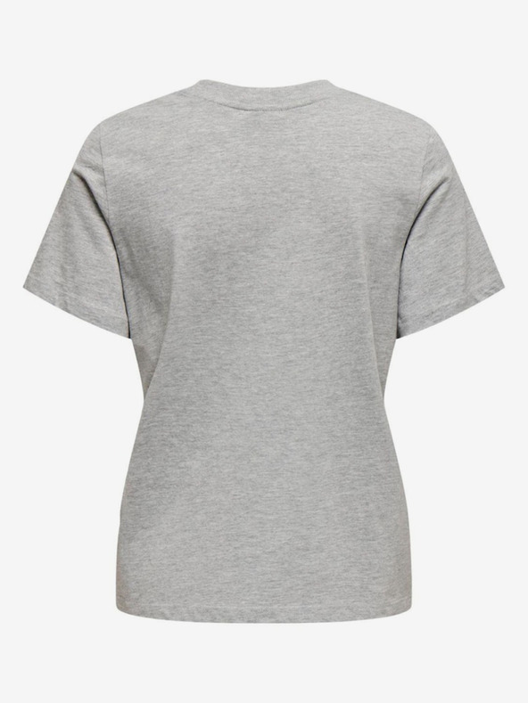 Jacqueline de Yong Šedé dámské tričko JDY Pisa