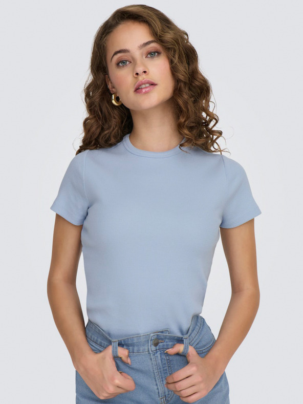 Jacqueline de Yong Světle modré dámské tričko JDY