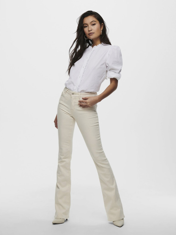 ONLY Krémové dámské džíny ONLY Blush