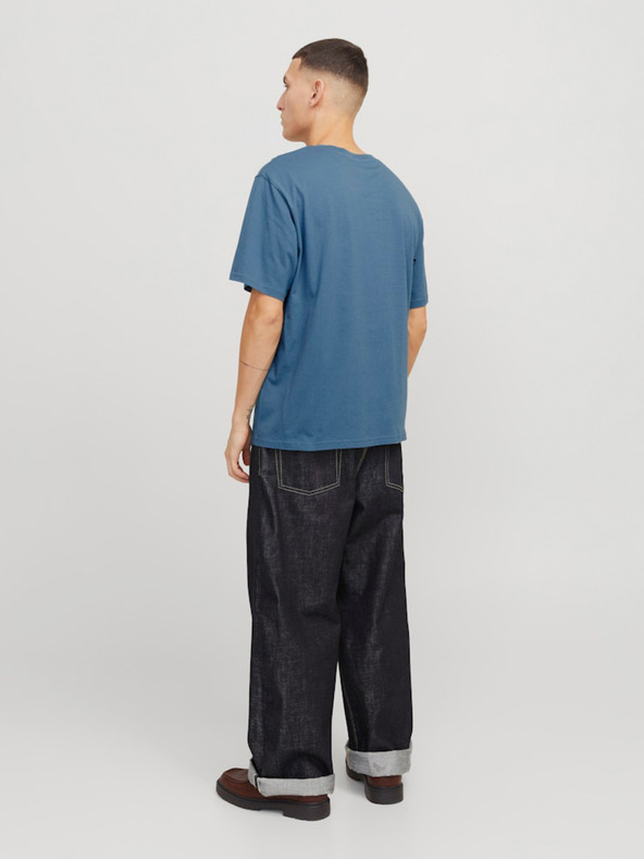 Jack & Jones Modré pánské tričko Jack & Jones Star