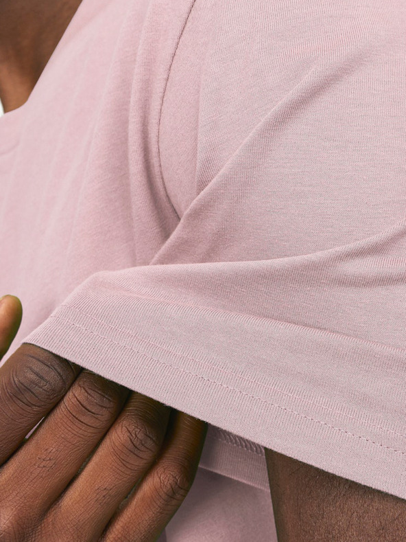 Jack & Jones Růžové pánské tričko Jack & Jones Star