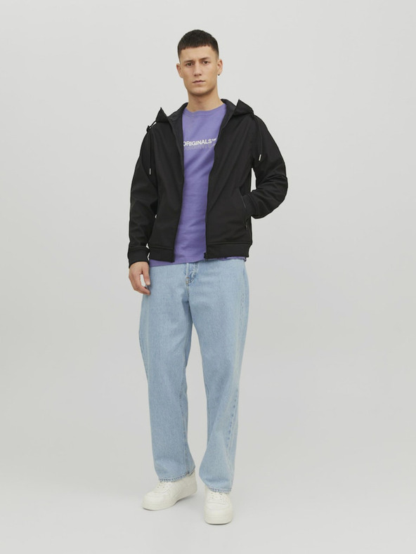 Jack & Jones Černá pánská bunda Jack & Jones Basic