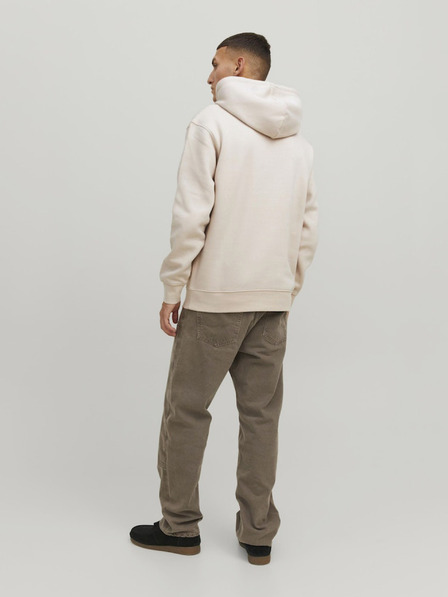 Jack & Jones Béžová pánská mikina s kapucí Jack & Jones Vesterbro