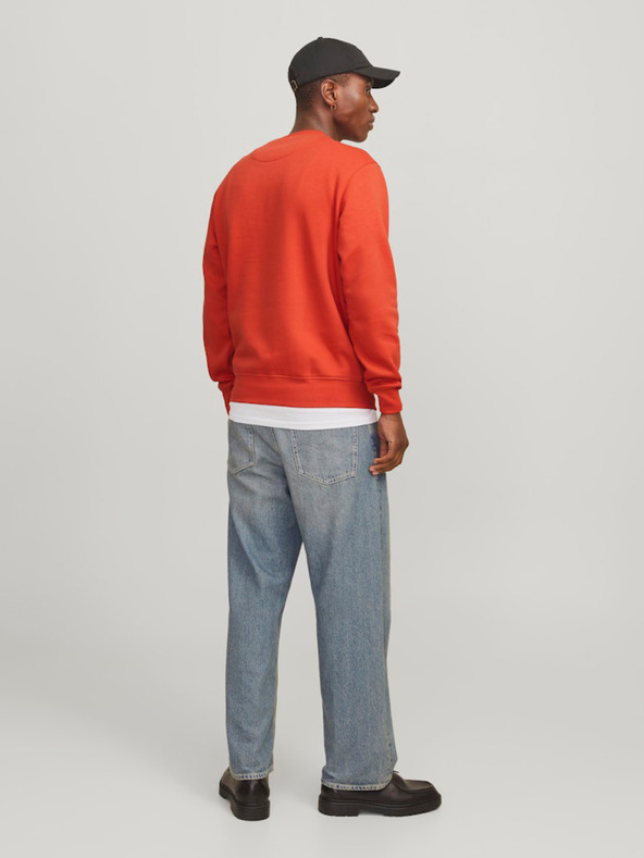 Jack & Jones Oranžová pánská mikina Jack & Jones Vesterbro