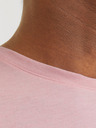 Jack & Jones Růžové pánské tričko Jack & Jones Paulos