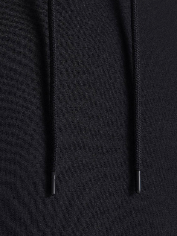 Jack & Jones Černá pánská mikina s kapucí Jack & Jones Bradley