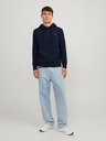 Jack & Jones Tmavě modrá pánská mikina s kapucí Jack & Jones Paulos