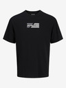 Jack & Jones Černé pánské tričko Jack & Jones Corp