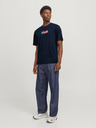 Jack & Jones Tmavě modré pánské tričko Jack & Jones Corp