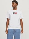 Jack & Jones Bílé pánské tričko Jack & Jones Corp