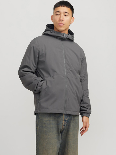 Jack & Jones Šedá pánská bunda Jack & Jones Urban