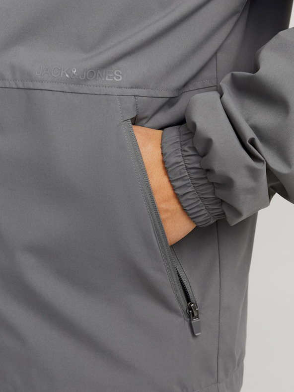 Jack & Jones Šedá pánská bunda Jack & Jones Urban
