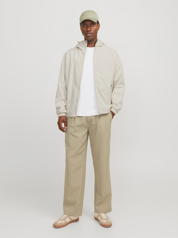 Jack & Jones Krémová pánská bunda Jack & Jones Urban