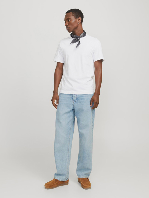 Jack & Jones Světle modré pánské baggy džíny Jack & Jones Alex