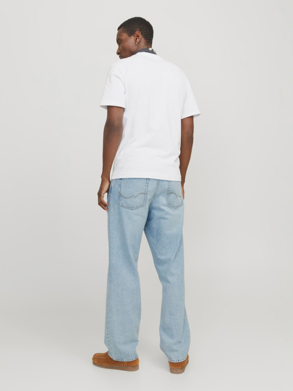 Jack & Jones Světle modré pánské baggy džíny Jack & Jones Alex