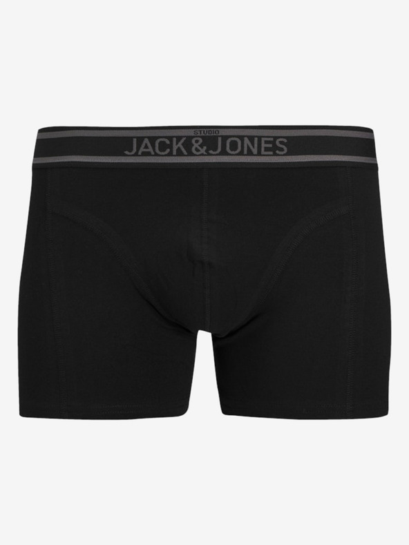 Jack & Jones Sada tří pánských boxerek v černé a modré barvě Jack & Jones