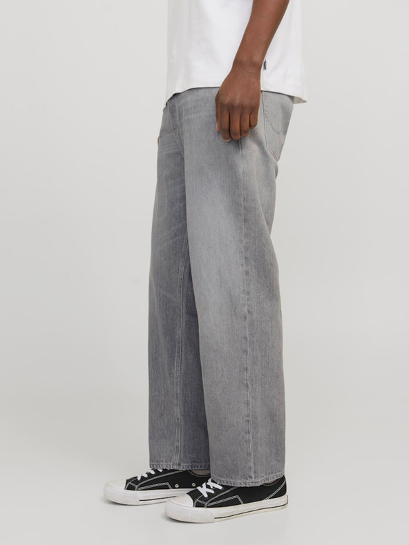 Jack & Jones Světle šedé pánské loose džíny Jack & Jones Eddie