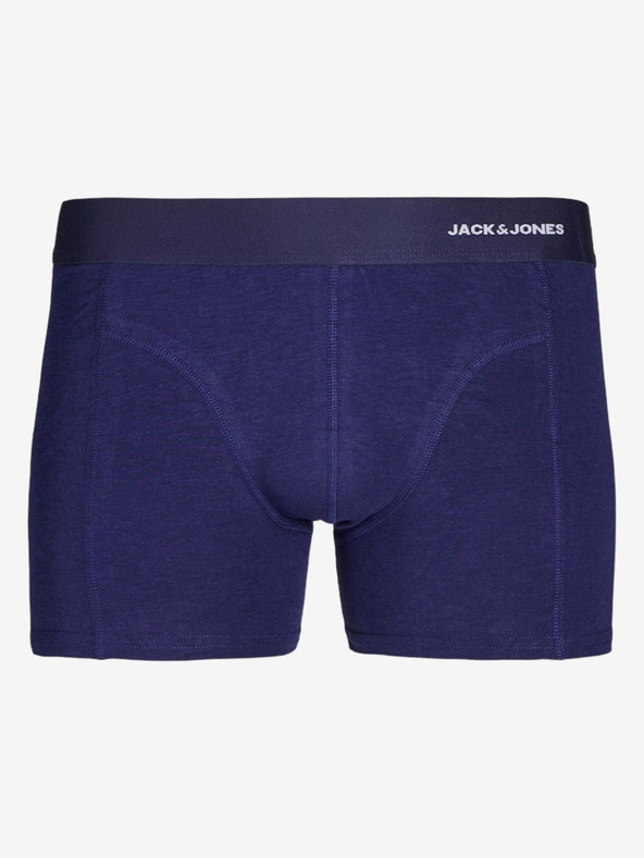 Jack & Jones Sada tří pánských boxerek v modré barvě Jack & Jones