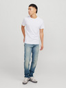Jack & Jones Modré pánské tapered  fit džíny Jack & Jones Mike