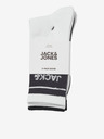 Jack & Jones Sada tří párů pánských ponožek v bílé a černé barvě Jack & Jones