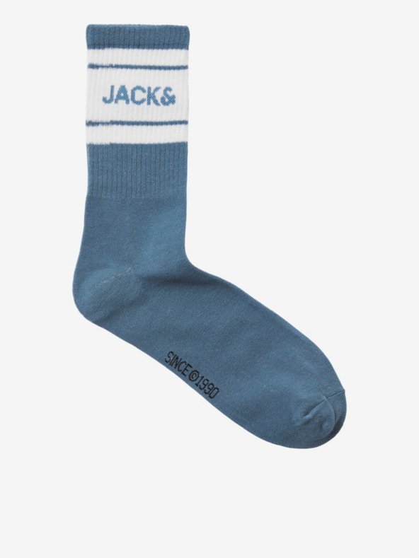 Jack & Jones Sada tří párů pánských ponožek v bílé a modré barvě Jack & Jones