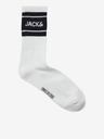 Jack & Jones Sada tří párů pánských ponožek v bílé a modré barvě Jack & Jones