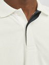 Jack & Jones Bílé pánské polo tričko Jack & Jones Crodney