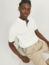 Jack & Jones Bílé pánské polo tričko Jack & Jones Crodney