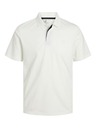 Jack & Jones Bílé pánské polo tričko Jack & Jones Crodney