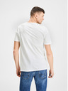 Jack & Jones Sada dvou bílých basic triček s véčkovým výstřihem Jack & Jones