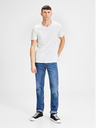 Jack & Jones Sada dvou bílých basic triček s véčkovým výstřihem Jack & Jones