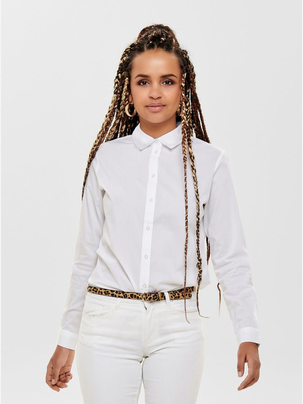 Jacqueline de Yong Bílá košile JDY Mio