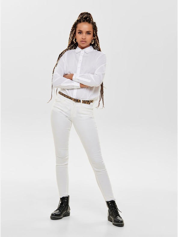 Jacqueline de Yong Bílá košile JDY Mio