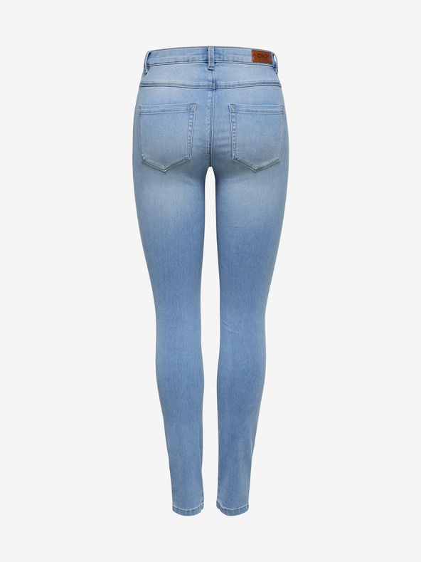 ONLY Světle modré skinny džíny s vysokým pasem ONLY Royal