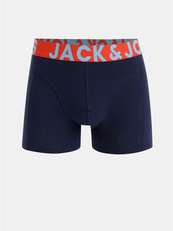 Jack & Jones Sada tří boxerek v černé, modré a šedé barvě Jack & Jones
