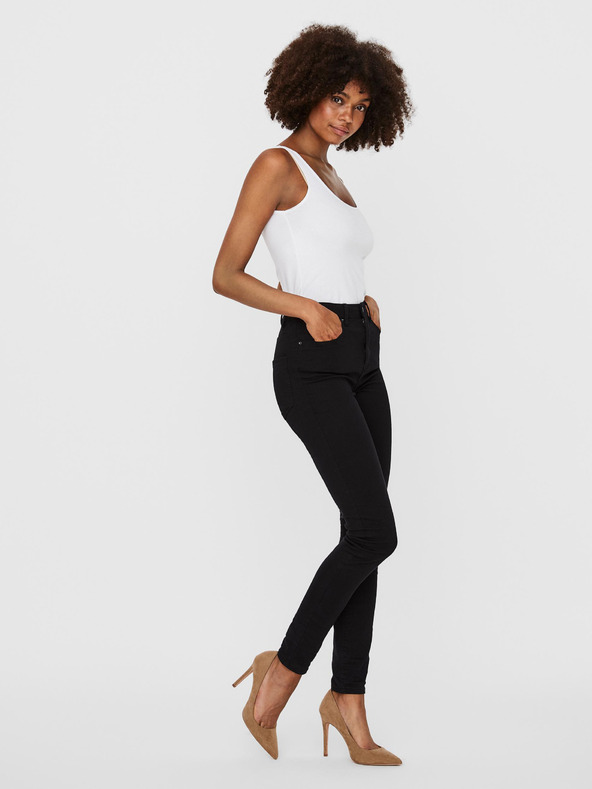 Vero Moda Bílé basic tílko VERO MODA Maxi