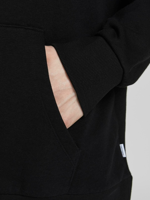 Jack & Jones Černá mikina s kapucí Jack & Jones