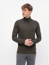 Jack & Jones Khaki rolák Jack & Jones Emil