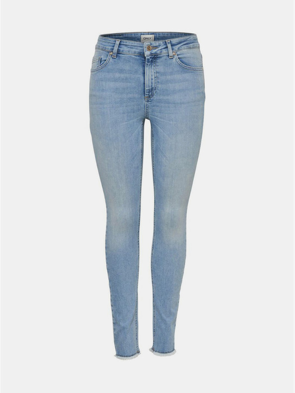 ONLY Modré skinny fit zkrácené džíny ONLY Blush