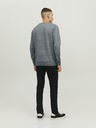 Jack & Jones Tmavě modrý žíhaný basic svetr Jack & Jones Basic