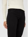 Vero Moda Černé slim fit džíny VERO MODA Tanya